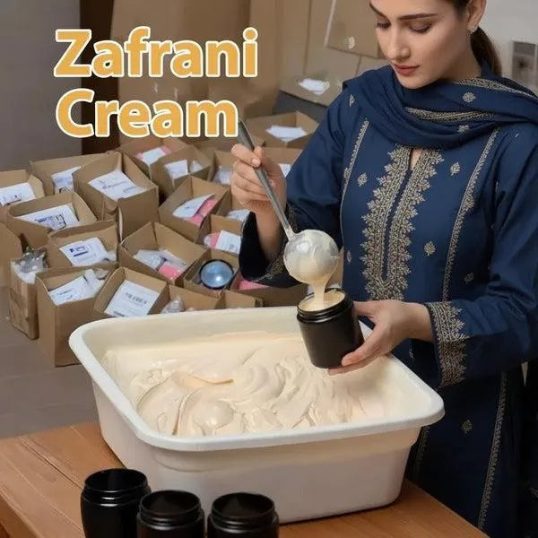 Zafrani Whitening Cream (500 g) – Instant Glow & Brightening for All Skin Types | Non-Greasy Daily Use