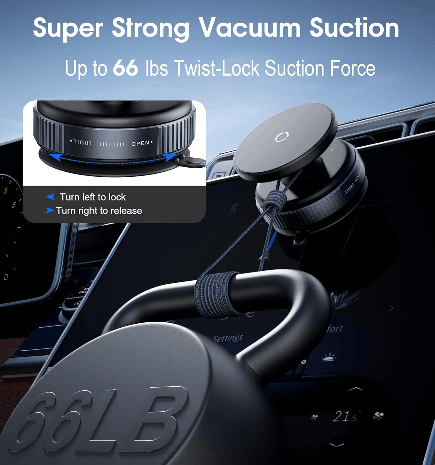 Dual Mount Magnetic 360 Mobile Holder